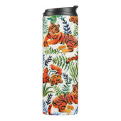 ヴィンテージタイガージャングルの水色 タンブラー (回転左)