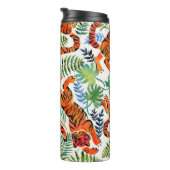 ヴィンテージタイガージャングルの水色 タンブラー (回転右)