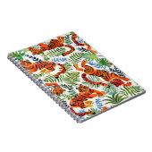 ヴィンテージタイガージャングルの水色 ノートブック (右側)