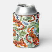 ヴィンテージタイガージャングルの水色 缶クーラー (缶正面)