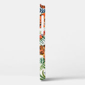 ヴィンテージタイガージャングルの水色 Case-Mate iPhoneケース (裏面 / 左)