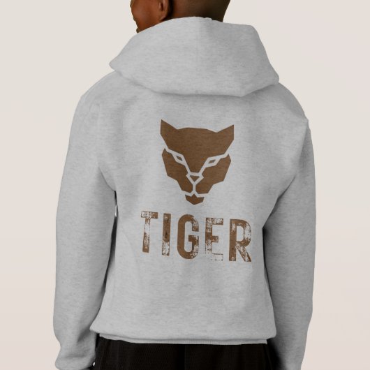 ヴィンテージタイガーデザイン-動物愛好家用 (裏面)