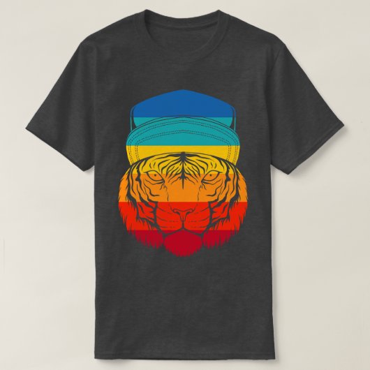 ヴィンテージタイガーハット1 Tシャツ (デザイン正面)