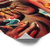 ヴィンテージタイキピンアップ ポスター (角)