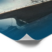 ヴィンテージタイタニック海ライナーボーイシーネーム船 ポスター (角)