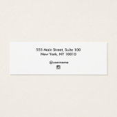 ヴィンテージタイプスタッドイヤリングディスプレイカード (裏面)