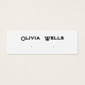 ヴィンテージタイプスタッドイヤリングディスプレイカード (正面)