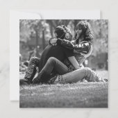 ヴィンテージタイプセットクラフト結婚式の招待 – 写真を追加 招待状 (裏面)