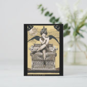 ヴィンテージタイプライターの妖精 ポストカード (スタンド正面)