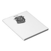 ヴィンテージタイプライターインクスケッチスケッチ ノートパッド (アングル)