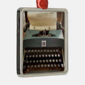 ヴィンテージタイプライターオーナメント メタルオーナメント (右)