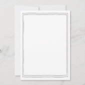 ヴィンテージタイプライターサンキューカード、多感謝してい数 サンキューカード (裏面)