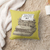 ヴィンテージタイプライタースケッチ クッション (ブランケット)