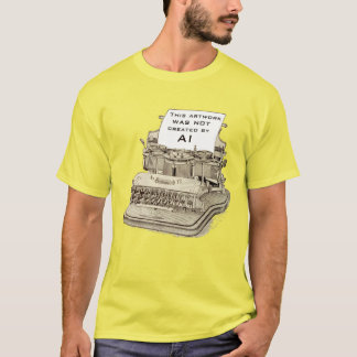 ヴィンテージタイプライタースケッチ Tシャツ