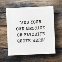 ヴィンテージタイプライターフォントカスタムメッセージ引用文