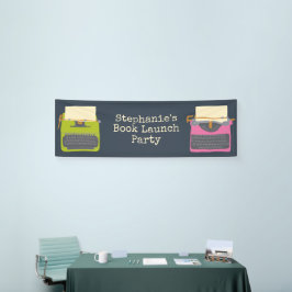 ヴィンテージタイプライターブックの起動カスタム 横断幕