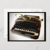 ヴィンテージタイプライターポストカード – Remington Rand ポストカード (正面/裏面)