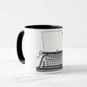 ヴィンテージタイプライターマグ マグカップ (正面左)