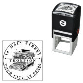 ヴィンテージタイプライターリトグラフ セルフインキングスタンプ (インサイチュ)