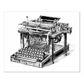 ヴィンテージタイプライターリトグラフ ラバースタンプ (インプリント)