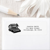ヴィンテージタイプライター住所 シール (インサイチュ)