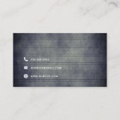 ヴィンテージタイプライター作家ライター 名刺 (裏面)