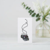 ヴィンテージタイプライター作家 名刺 (スタンド正面)