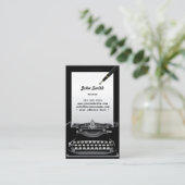 ヴィンテージタイプライター及びペンライター用名刺 名刺 (スタンド正面)