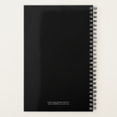 ヴィンテージタイプライター小プランナー プランナー手帳 (裏面)