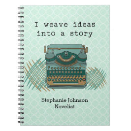ヴィンテージタイプライター小説家 ノートブック
