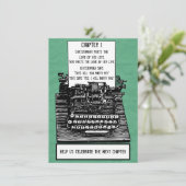 ヴィンテージタイプライター招待状 招待状 (スタンド正面)