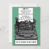 ヴィンテージタイプライター招待状 招待状 (正面)