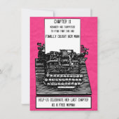 ヴィンテージタイプライター招待状 招待状 (正面)