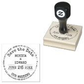 ヴィンテージタイプライター文字日付の保存 ラバースタンプ (押印)