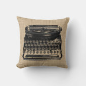 ヴィンテージタイプライター枕 クッション (正面)