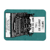 ヴィンテージタイプライター磁石 マグネット (横)