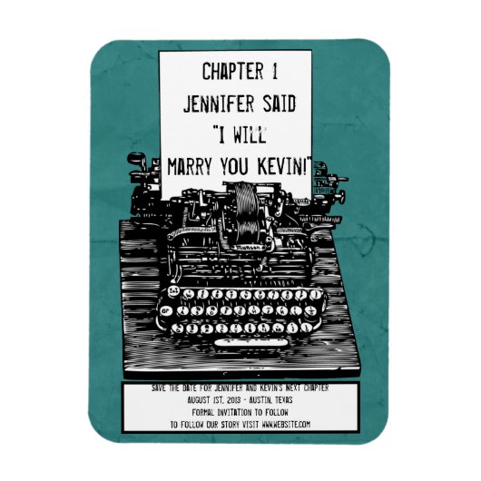 ヴィンテージタイプライター磁石 マグネット (縦)