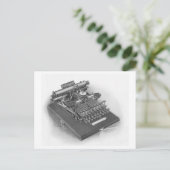 ヴィンテージタイプライター葉書 ポストカード (スタンド正面)