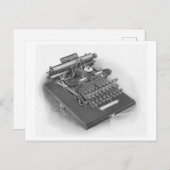 ヴィンテージタイプライター葉書 ポストカード (正面/裏面)