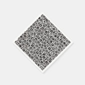 ヴィンテージタイプライター鍵紙ナプキンス スタンダードカクテルナプキン (角)