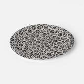 ヴィンテージタイプライター鍵紙プレート ペーパープレート (アングル)