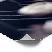 ヴィンテージタイプライター鍵 ポスター (角)