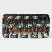 ヴィンテージタイプライター鍵iPhone 5ケース Case-Mate iPhoneケース (裏面(横))