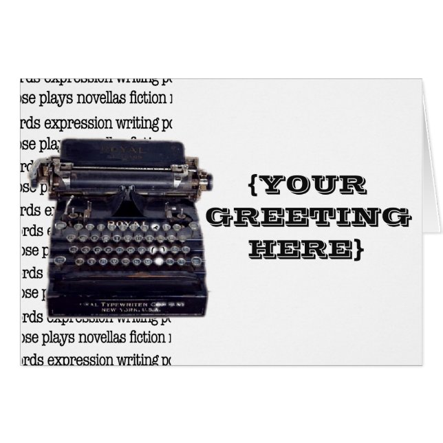 ヴィンテージタイプライター (正面横)