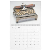 ヴィンテージタイプライター – アンティークタイプライターの写真 カレンダー (1月 2026)