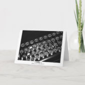 ヴィンテージタイプライター カード (裏面)