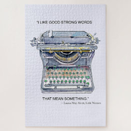 ヴィンテージタイプライター ジグソーパズル