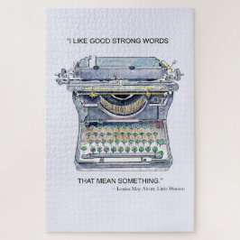 ヴィンテージタイプライター ジグソーパズル