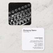 ヴィンテージタイプライター スクエア名刺 (正面/裏面)