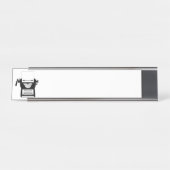 ヴィンテージタイプライター デスクネームプレート (正面)